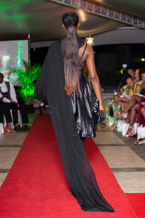 Everything Black (Bra and Shawl)