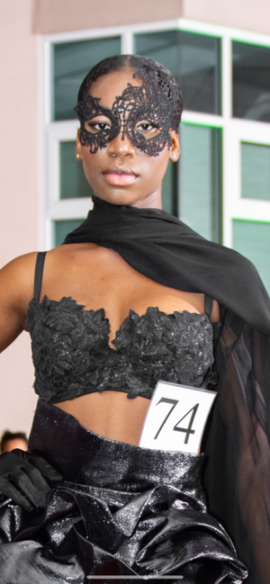 Everything Black (Bra and Shawl)