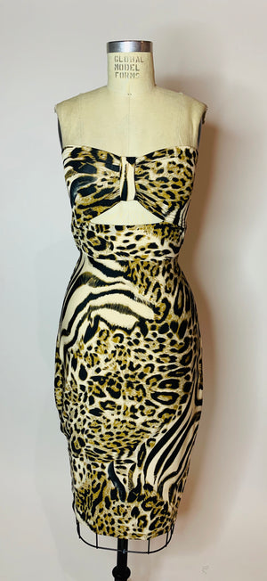 Peep Dress Short